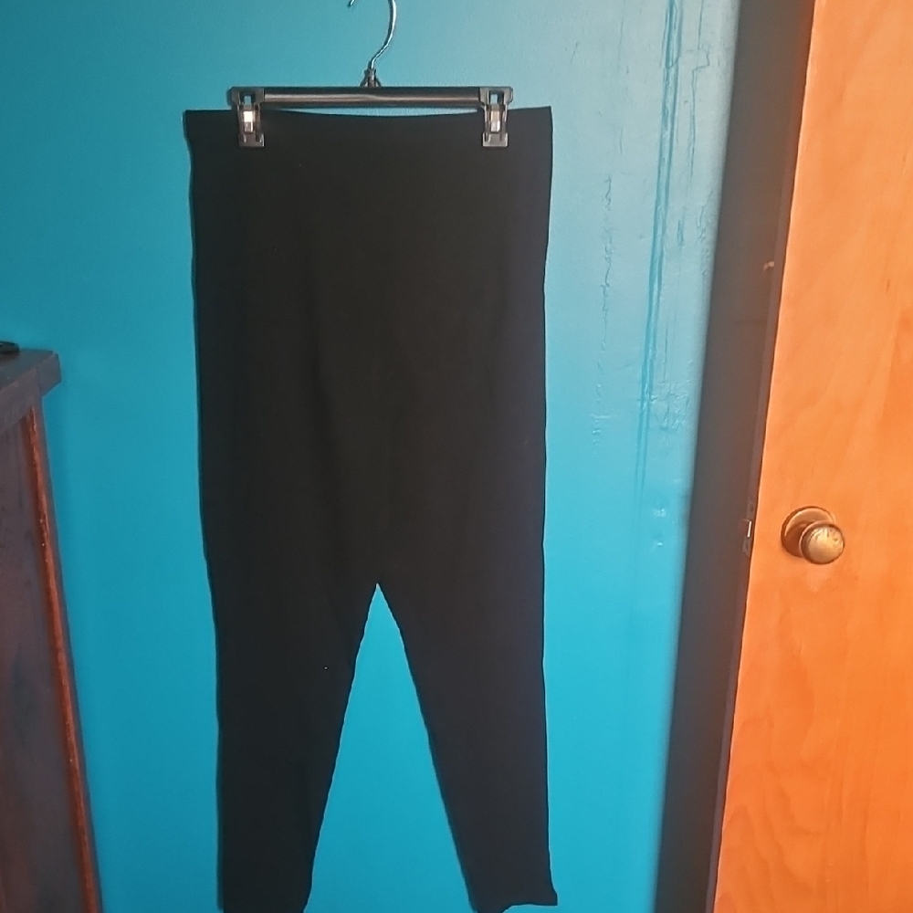 Time and Tru Black Full-Length Leggings